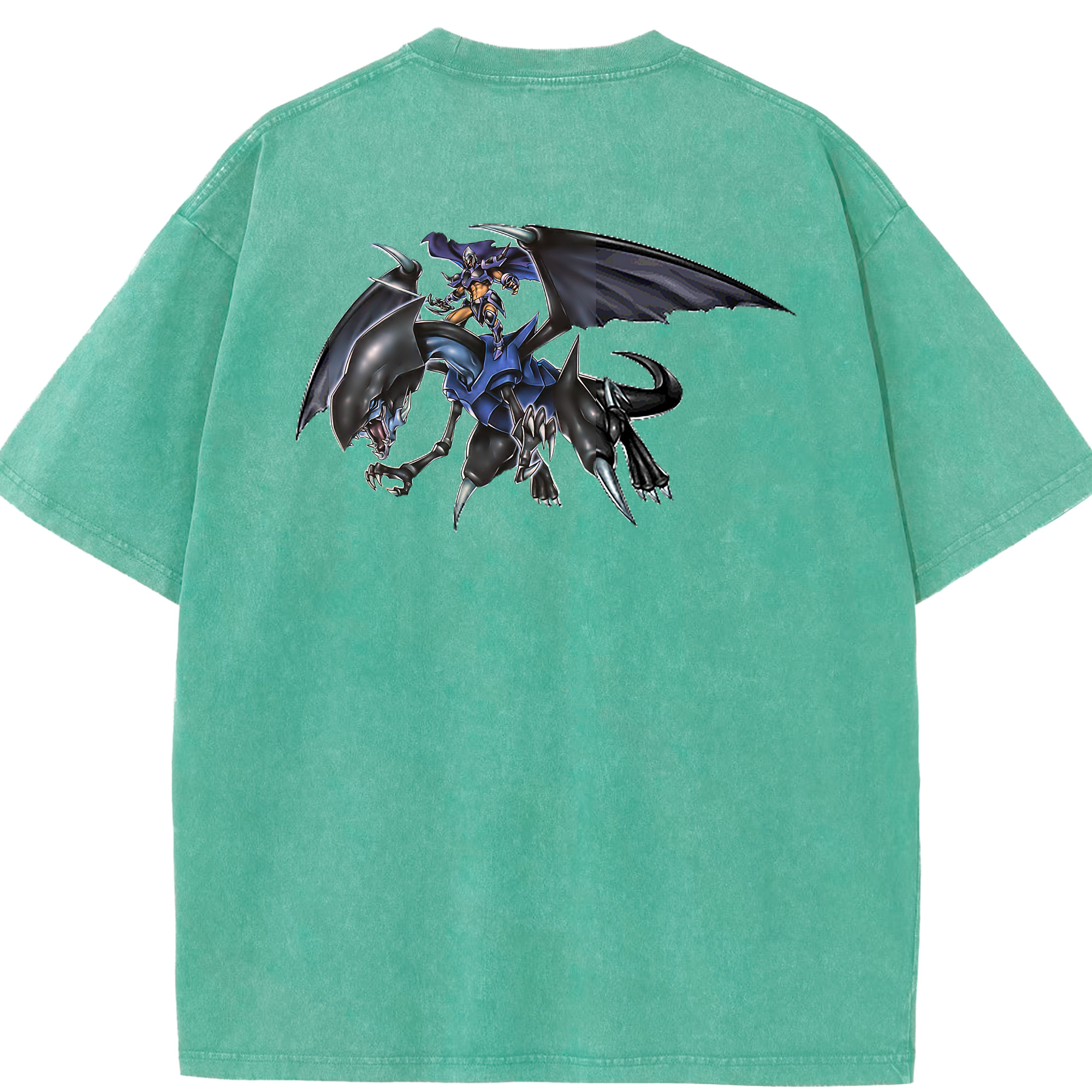 （画像用） 遊☆戯☆王 Yu-Gi-Oh! 綿100% ヴィンテージ風 半袖Tシャツ（背面プリント）
